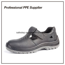 Genuine Leather Cheap Breathable Summer Work Shoe